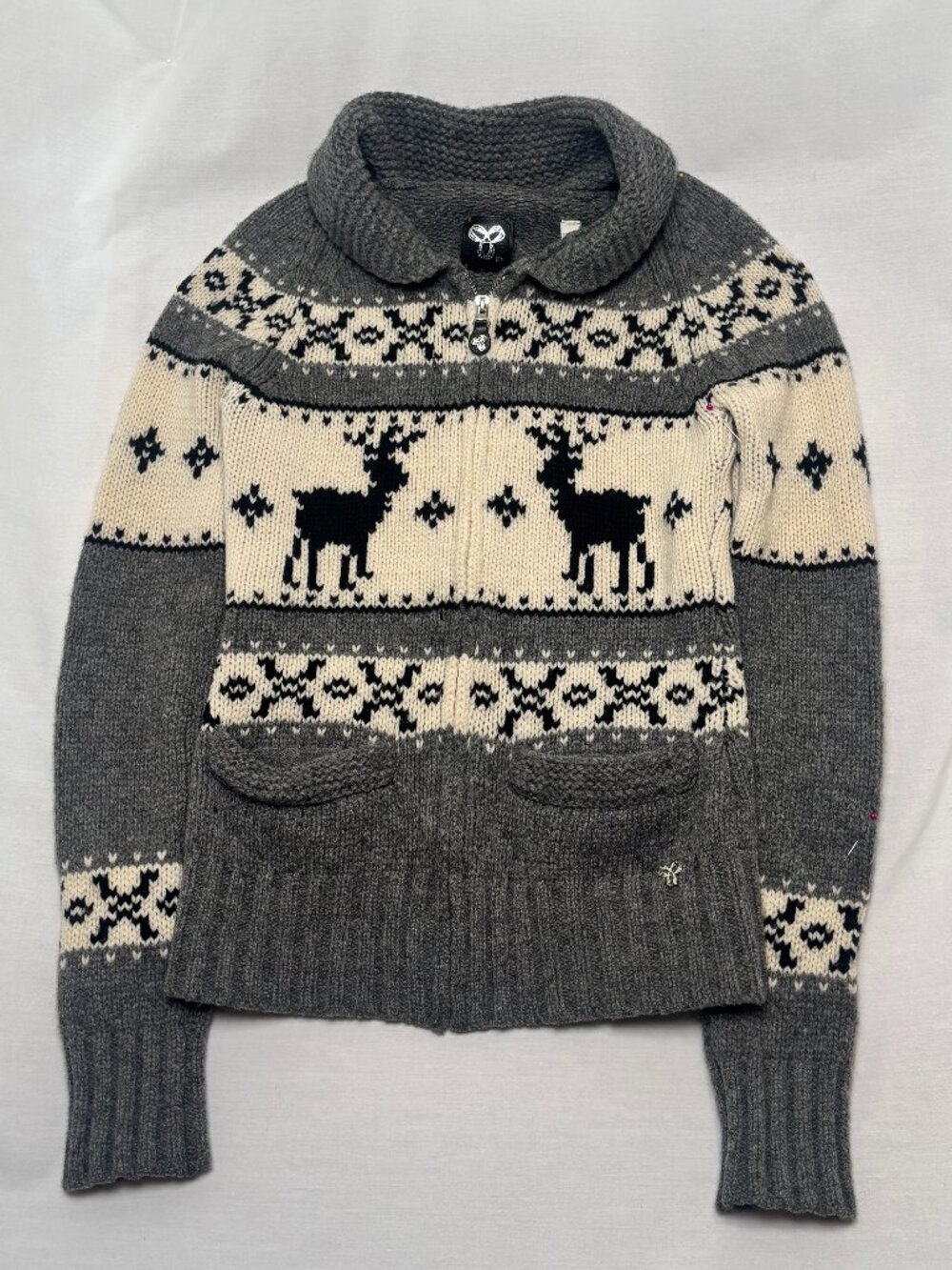 Aritzia - TNA Sea to Sky 100% Lambswool Knit Cardigan (XS)